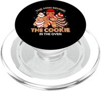 The-Man Behind The Cookie In The Oven Gingerbread Christmas PopSockets PopGrip for MagSafe