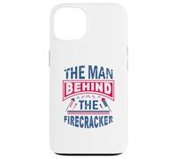 The Man Behind The Firecracker 4th of July Funny USA Case for iPhone 13