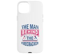 The Man Behind The Firecracker 4th of July Funny USA Case for iPhone 15 Plus