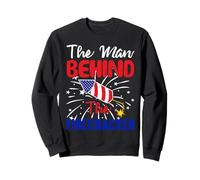 The Man Behind The Firecracker Happy 4th Of July Men Sweatshirt