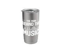 The Man Behind The Music Sound Engineer Stainless Steel Insulated Tumbler