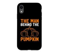 The Man Behind The Pumpkin Funny Halloween Party Pregnancy Case for iPhone XR