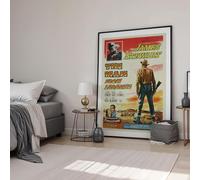 The Man from Laramie 1955 Framed Western Movie Classic Poster Wall Art Image Home Decor Artworks Framed Poster Different Sizes and Colours
