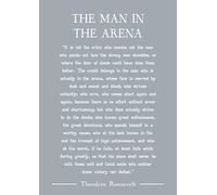 The Man in the Arena Theodore Roosevelt Quote Wall Art, Motivational Print. Size A4 Grey