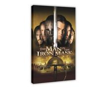 The Man in The Iron Mask 1998 Classic Movie Poster Canvas Poster Wall Art Decor Print Picture Paintings for Living Room Bedroom Decoration Frame-style 24x36inch(60x90cm)