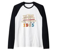 The Man Myth Legend 1985 41st Birthday Gift For 41 Years Old Raglan Baseball Tee