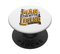 The Man Myth Legend Has Retired Funny Retirement PopSockets Adhesive PopGrip