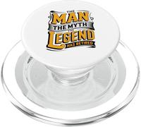 The Man Myth Legend Has Retired Funny Retirement PopSockets PopGrip for MagSafe