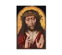 The Man of Sorrows - Crown of Thorns by Aelbrecht Bouts Canvas Art Poster And Wall Art Picture Print Modern Family Bedroom Decor Unframe 24x36inch(60x
