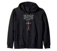 The Man On The Middle Cross Told Me I Could Come Jesus Zip Hoodie