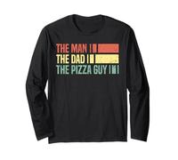 The Man The Dad The Pizza Guy Funny Father Identity Long Sleeve T-Shirt