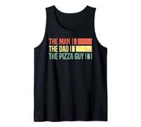 The Man The Dad The Pizza Guy Funny Father Identity Tank Top