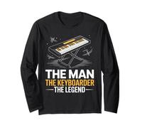 The Man The Keyboarder The Legend Musician Long Sleeve T-Shirt