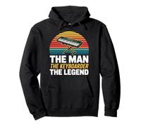 The Man The Keyboarder The Legend Musician Pullover Hoodie
