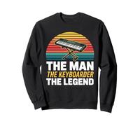 The Man The Keyboarder The Legend Musician Sweatshirt
