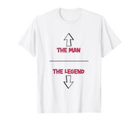 The Man The Legend Epic Quote Graphic T-Shirt