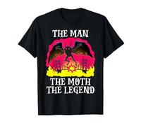 The Man The Moth The Legend Mothman Folklore Creepy Cryptid T-Shirt