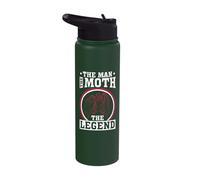 The Man The Moth The Legend Stainless Steel Insulated Water Bottle