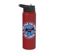 The Man The Moth The Legend Stainless Steel Insulated Water Bottle