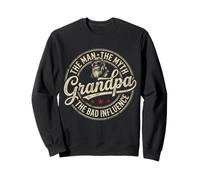 The Man The Myth Grandpa The Bad Influence Funny Monkey Sweatshirt