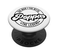 The man. The Myth. Poppa. The Legend. Father Dad Dada Luv PopSockets Adhesive PopGrip