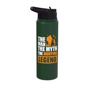The Man The Myth The Hunting Legend Stainless Steel Insulated Water Bottle
