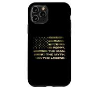 The Man The Myth The Legend Camo USA Flag Dad Gifts Case for iPhone 11 Pro