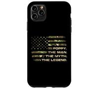 The Man The Myth The Legend Camo USA Flag Dad Gifts Case for iPhone 11 Pro Max