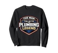 The Man The Myth The Plumbing Legend Funny Plumber Master Sweatshirt