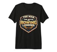 The Man The Myth The Rowing Legend Athlete Coach Funny Joke Premium T-Shirt