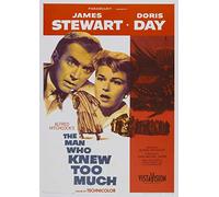 The Man Who Knew To Much Alfred Hitchcock Doris Day James Stewart Poster/Print/Picture Satin Photo Paper - A4-210mm x 297mm