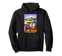 The Mandalorian And Grogu Bounty Hunter Grogu With Beskar Pullover Hoodie