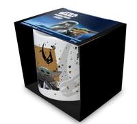 The Mandalorian and Grogu (Clan) White Pod Mug 315ml, Official Licensed Ceramic Mug, Coffee Mug 315ml / 11oz, Tea Cup Drinkware for Home Office Desk, Fan Gift