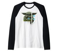 The Mandalorian and Grogu The Child Hungry Little Fella Raglan Baseball Tee