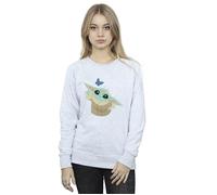 The Mandalorian Butterfly Catching Sweatshirt Star Wars Grey S