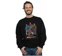 The Mandalorian Character Collage Sweatshirt Star Wars Black 5XL