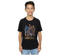 The Mandalorian Character Collage T-Shirt Star Wars Black 7-8 Years