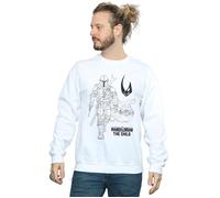 The Mandalorian Clan Of Two Sweatshirt Star Wars White XXL