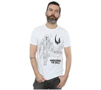 The Mandalorian Clan Of Two T-Shirt Star Wars White 4XL