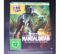 The Mandalorian Complete Season 3 Limited Steelbook 4K Blu Ray + Blu Ray New