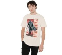 The Mandalorian Cowboy Hunter Unisex T Shirt, Natural, Medium