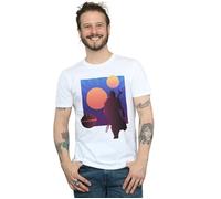 The Mandalorian Duo Sunset T-Shirt Star Wars White 4XL