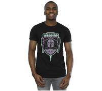 The Mandalorian Fierce Warrior Patch T-Shirt Star Wars Black XL