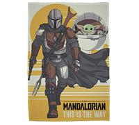 The Mandalorian Fleece Blanket | Star Wars This is the Way Mando Design | Super Soft Blanket | Perfect For Any Bedroom, Polyester, 100 x 150cm