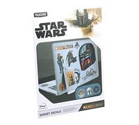 THE MANDALORIAN Gadget Decals - Officially Licensed Star Wars, 4 Sheets of Waterproof and Reusable Stickers for Devices, Gift for Lucas Film Fans | Paladone