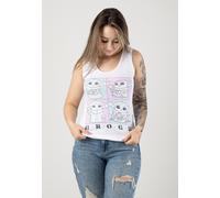 The Mandalorian - Grogu Cute Boxup White - Tank - white - XXL - 100% Cotton XXL