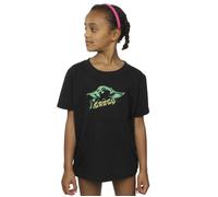 The Mandalorian Grogu The Child Splat Cotton T-Shirt Star Wars Black 3-4 Years