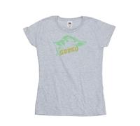 The Mandalorian Grogu The Child Splat Cotton T-Shirt Star Wars Grey XXL
