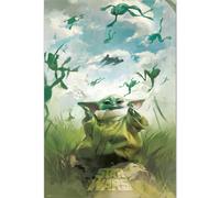 The Mandalorian - Grogu Training Maxi - Poster - green - Onesize - gid://shopify/Metaobject/237909737709 Onesize