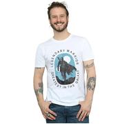 The Mandalorian Legendary Warrior Greatest In The Galaxy T-Shirt Star Wars White XXL